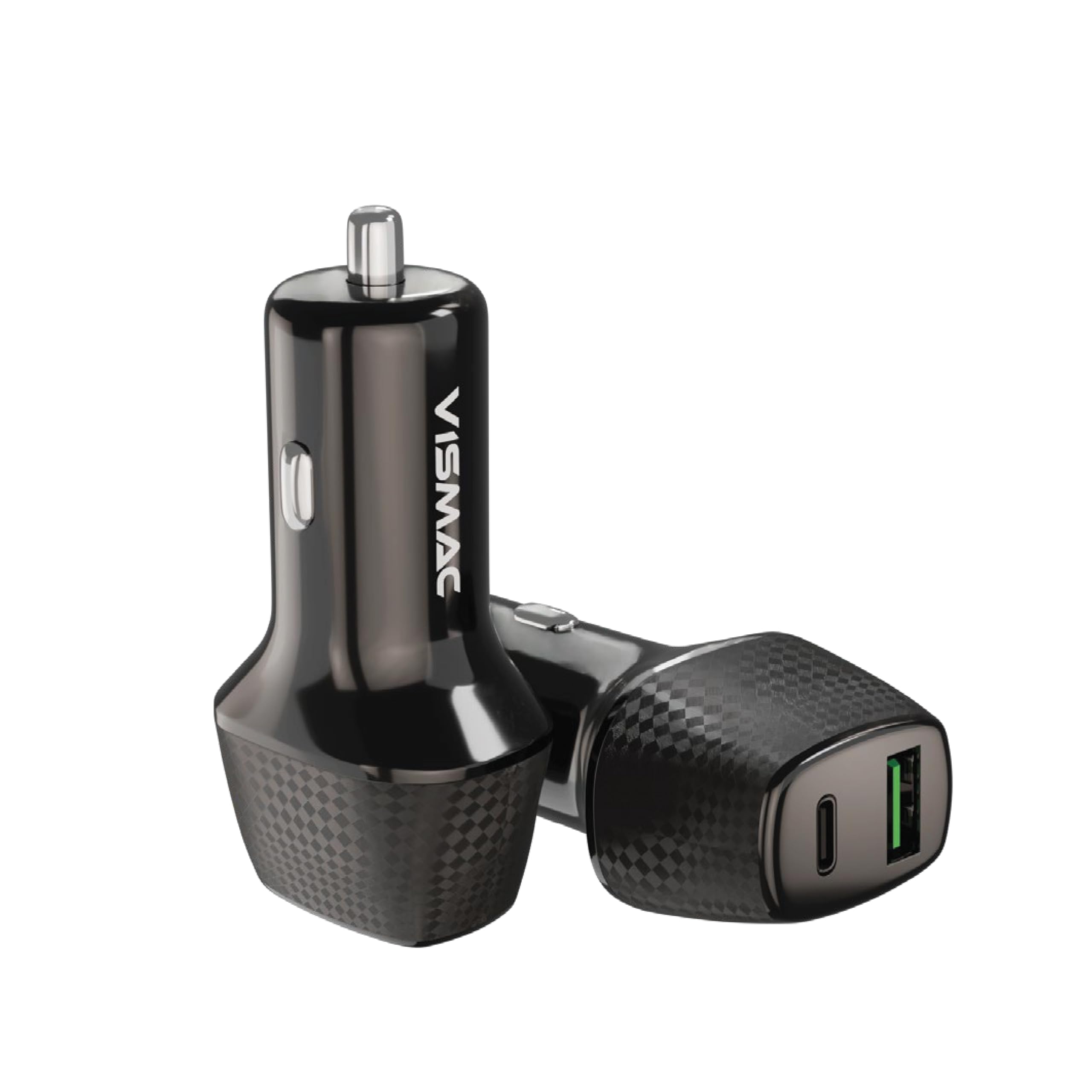 Vismac 48W Fast Car Charger, Dual Port Type-C PD & USB-A QC 3.0, Intelligent Protection, Overheat Safety, Smart Compact Design, Universal Charging for All Devices-image-11