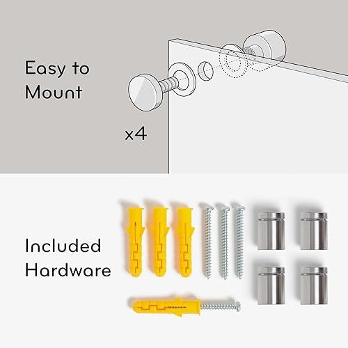 Miniatura 5 de Superficie negra U Brands, sin marco, Negro