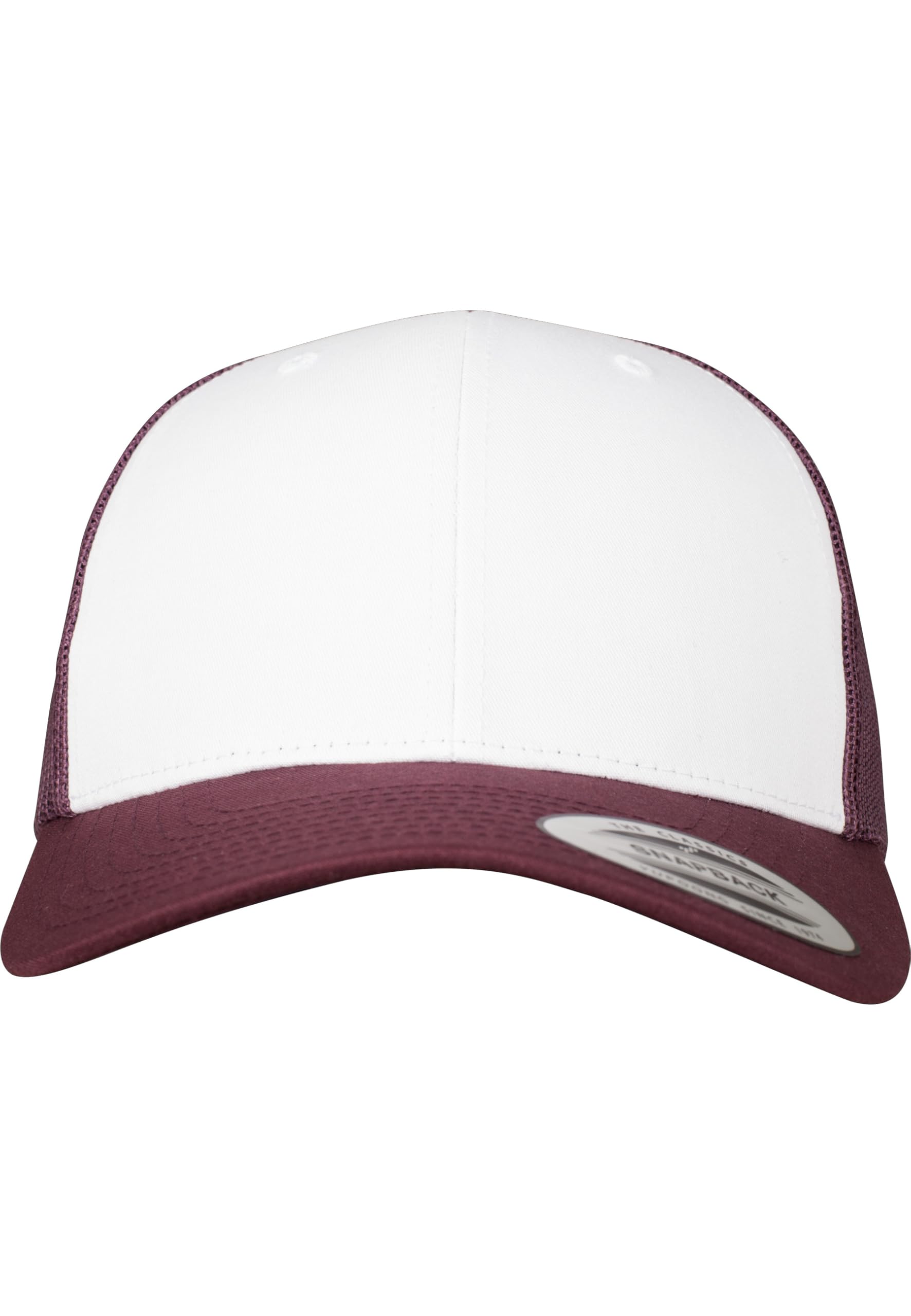 Flexfit Retro Trucker Colored Front Kappe Maroon/White One Size