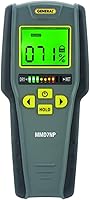 General Tools MMD7NP Pinless Digital Moisture Meter - Non-Invasive Humidity Sensor for Wood, Drywall, Mold Detection