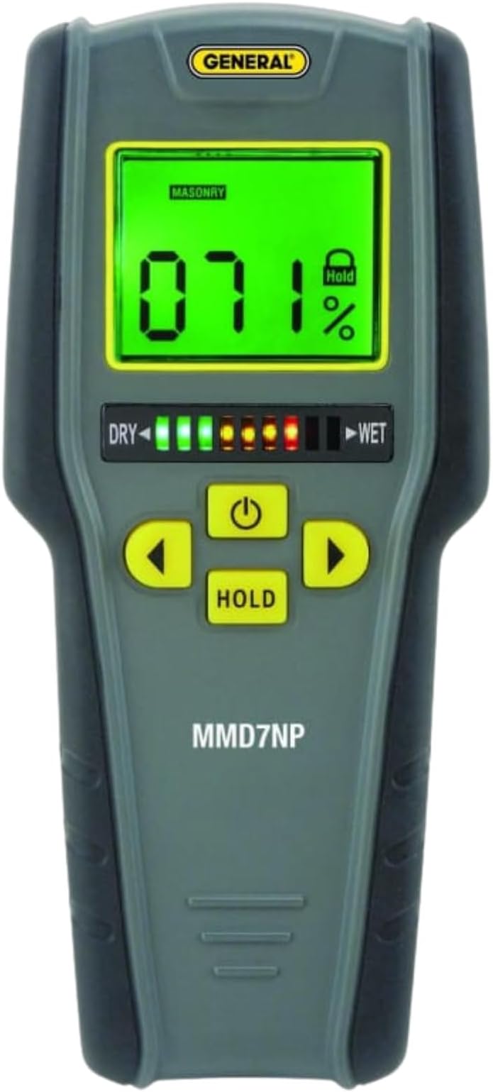 Digital Moisture Meter MMD7NP - Humidity Sensor- Pinless and Non-Invasive