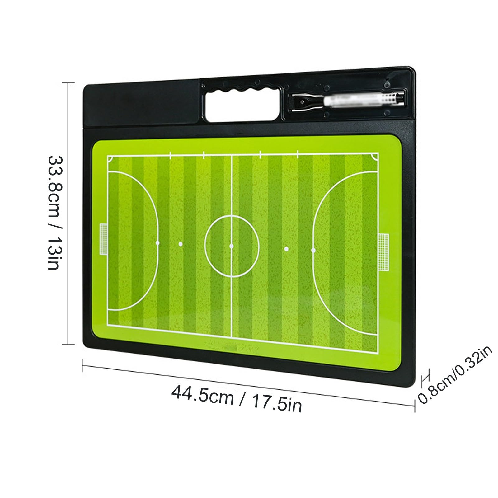 Fussball Taktiktafel, Magnettafel Fußball, Beidseitig Verwendbar, Wasserfest, Geeignet für Training und Wettkämpfe im Freien