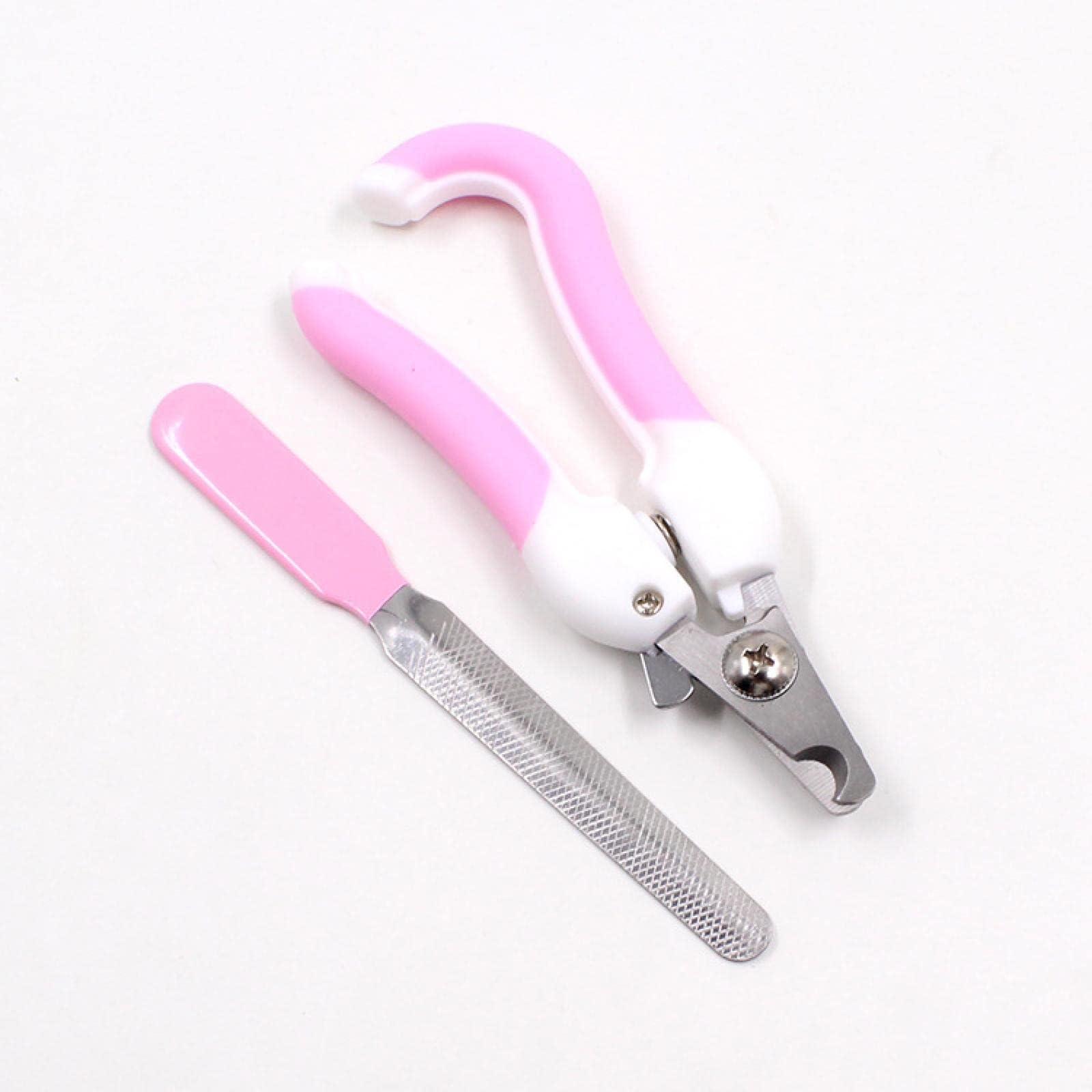 WENZI9DU Pet Nail Clippers Small Pink