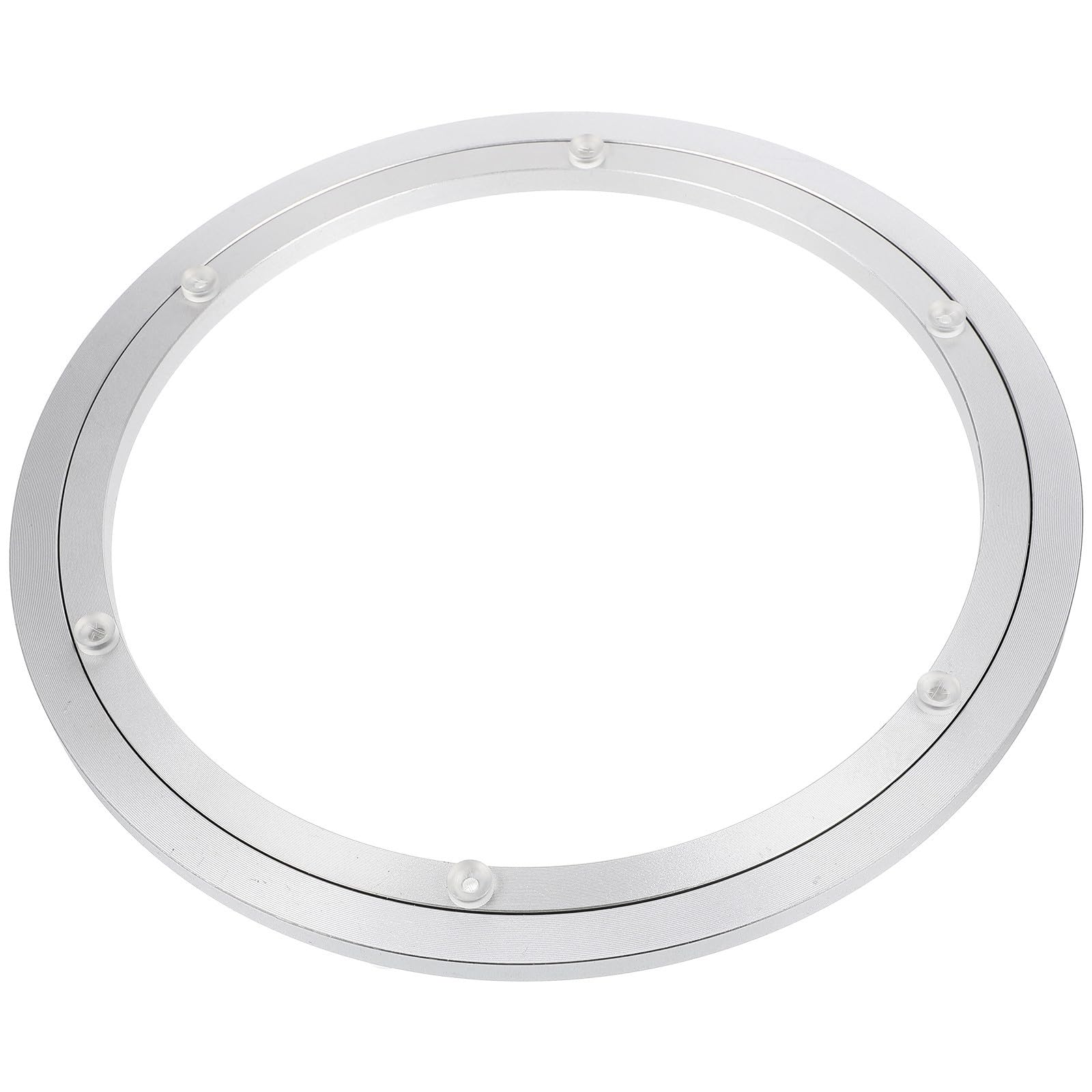 Plateau tournant rond en aluminium Zerodeko rotatif 360° pour grande table de salle à manger