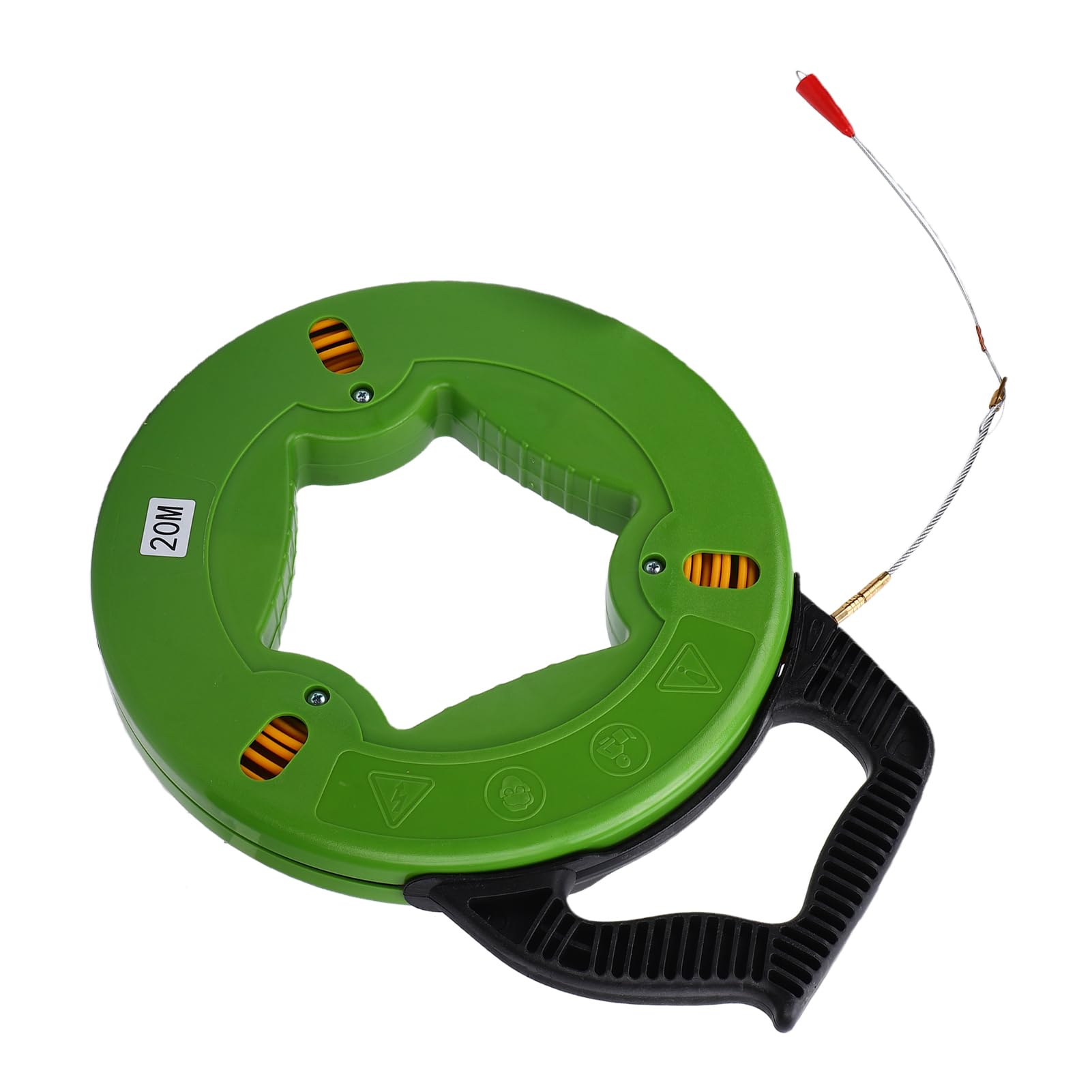 FTVOGUE Tire-fil en Acier 30m, Passe-câble Efficace, pour Tirage de Câbles