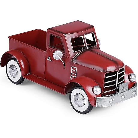 Charming Red Truck Farmhouse Decor: A Rustic Touch for Your Abode