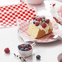 Vista 14 de Hojas de papel encerado de 12 x 12 pulgadas, 200 forros para cestas de alimentos para sándwiches, hamburguesas, hojas de papel encerado a cuadros