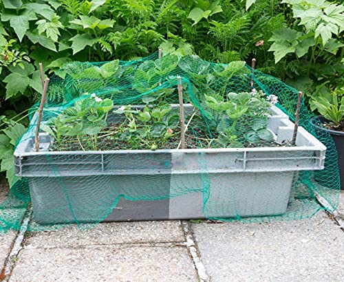 Unves Green Anti Bird Net, Reusable Mesh Garden Netting Fruit Tree Netting To Protect Seedlings Plants Flowers Vegetables From Rodents Birds Deer Fencing (13Ft X 26Ft) #TOP4
