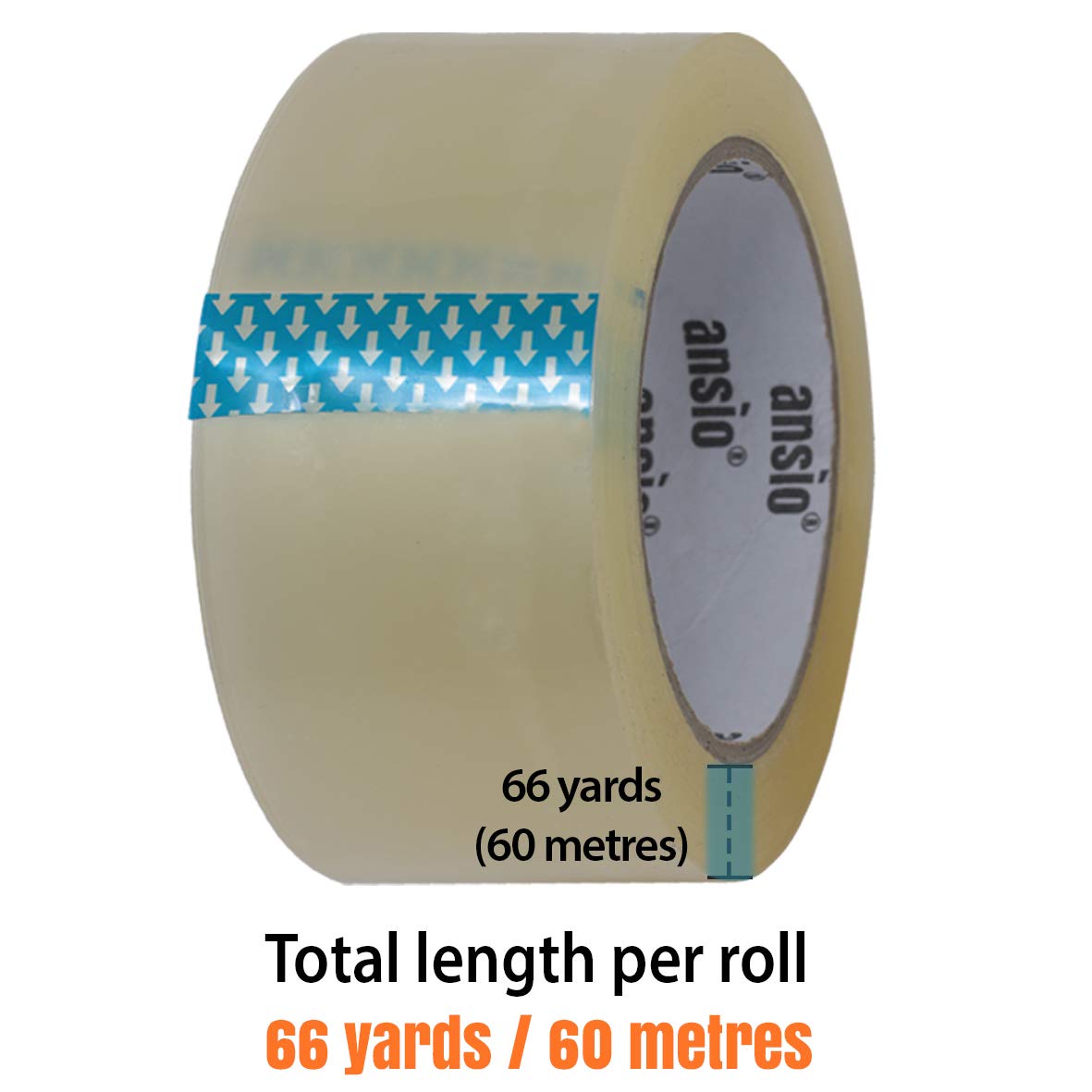 7 Rolls Of Heavy Duty Clear Packing Tape - 78 Yards Each | Tri Lece Movers - View #10
