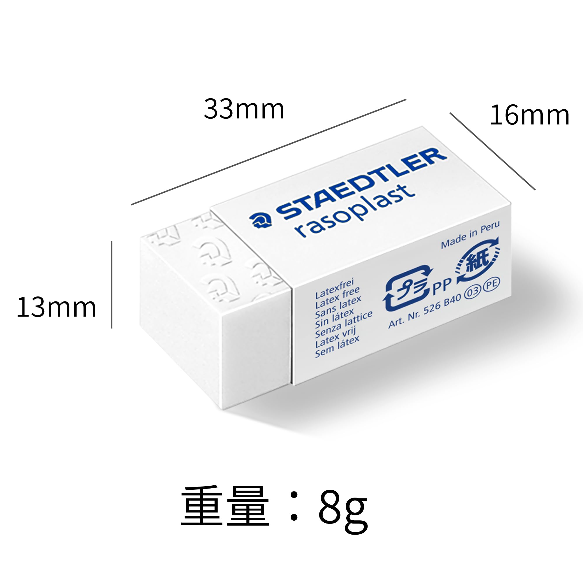 Staedtler Rasoplast Gomme da Cancellare Set Cancelleria 40 Pezzi