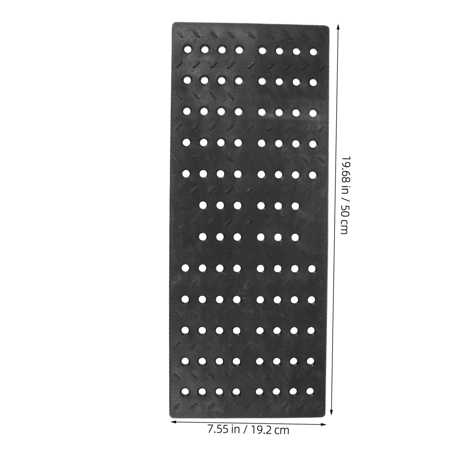 Wymienna plastikowa pokrywa odpływowa wykopu z okrągłymi otworami 200 x 500 x 20 mm wytrzymały ruszt do drenażu na zewnątrz i kuchni klasa obciążenia 1t-5t akcesoria kanalizacyjne