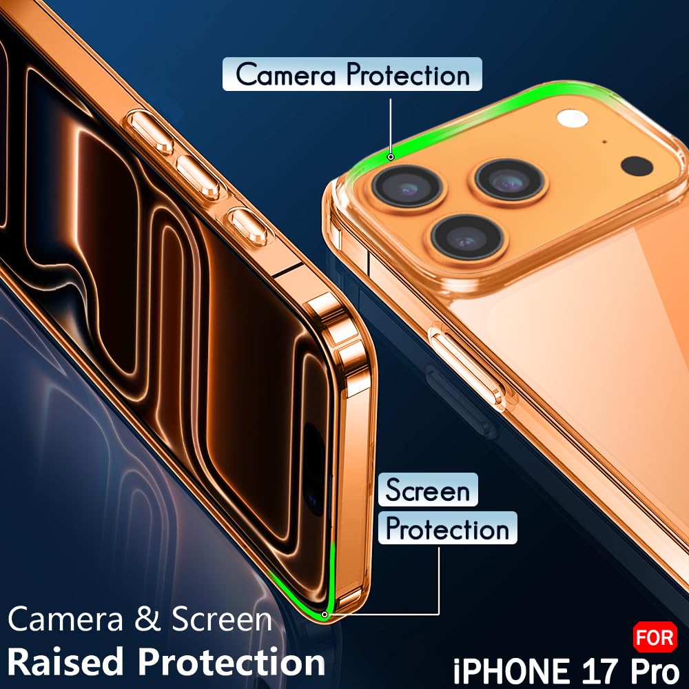 TheGiftKart Ultra-Hybrid Crystal Clear Back Case Cover for iPhone