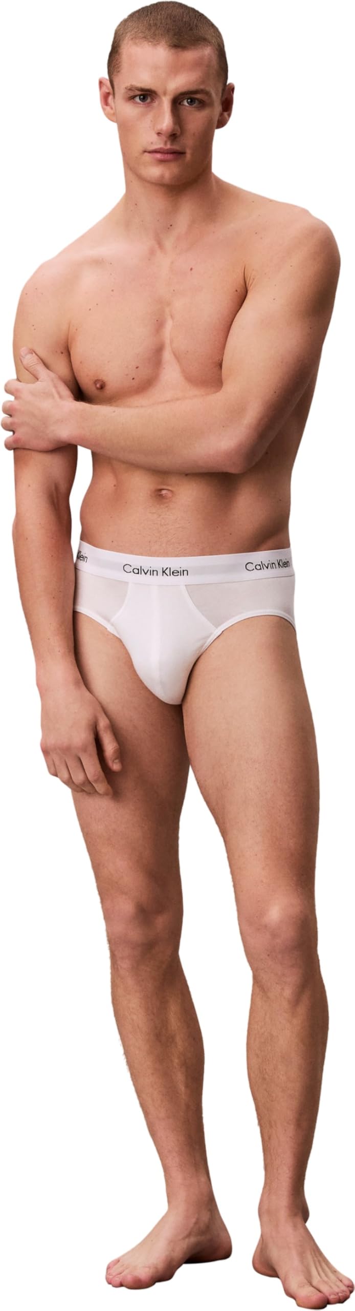 Calvin Klein 3P Hip Brief Hip Briefs Mężczyźni,Biały,XL
