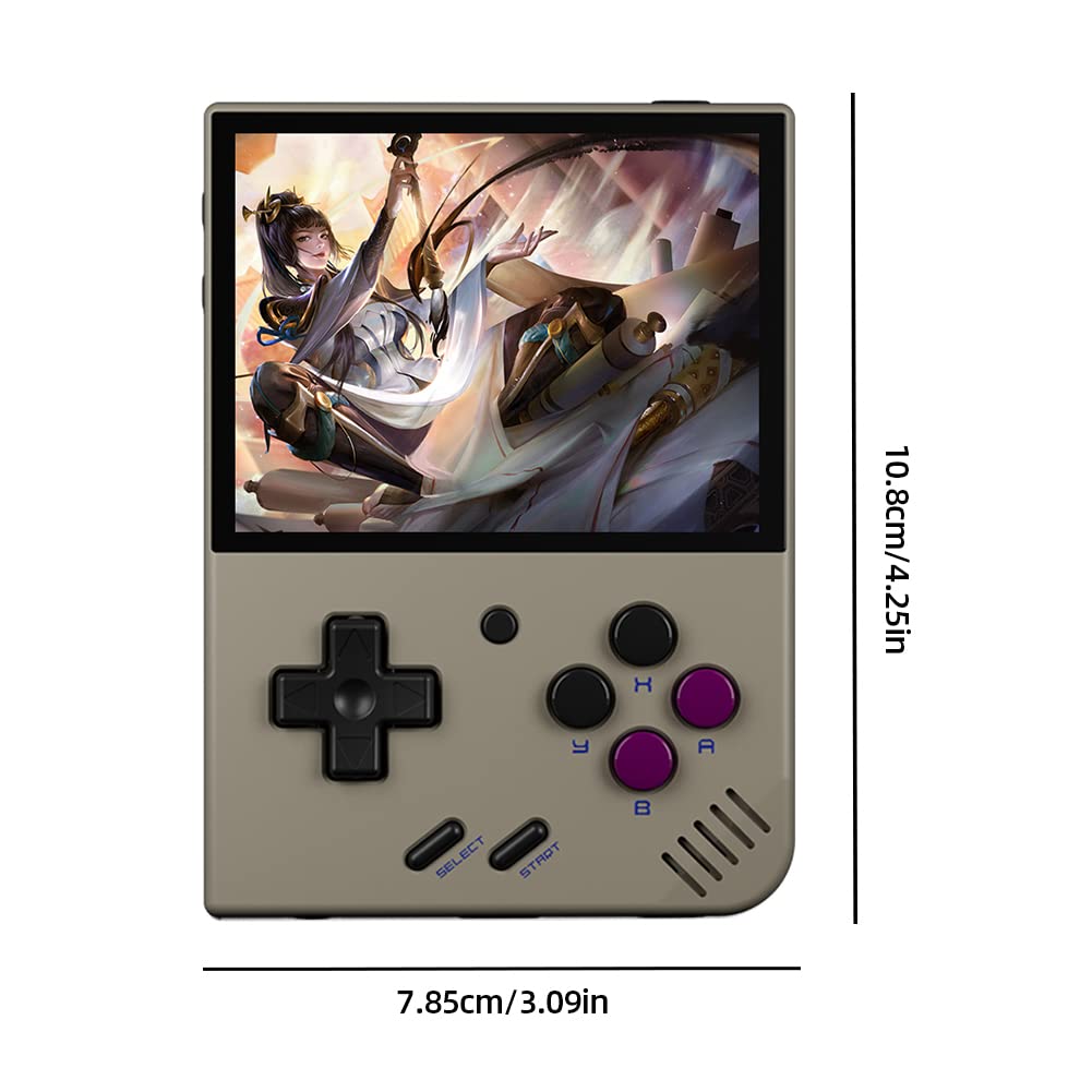 Kexpery Mini Plus Console di gioco portatile retrò portatile Sistema Linux Schermo IPS da 3,5 pollici Console for videogiochi classica Supporto WiFi ricaricabile 3000mAh Regalo for bambini e