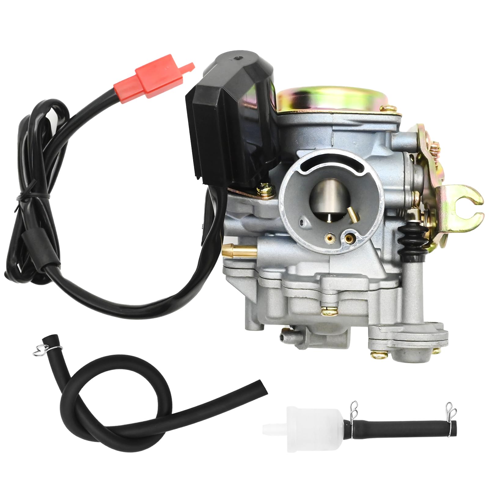 Carburatore 50cc 4T 4 tempi, ricambio per motori cinesi 50cc 4 tempi (GY6-139QMA/QMB), ricambio per Piaggio Fly Liberty Zip