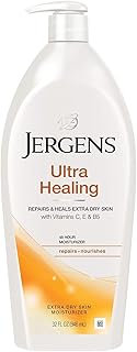 Jergens Ultra Healing Dry Skin Lotion, Imported from USA ,Hand and Body Moisturizer with Vitamins C, E, B5, Hydralucence B... Price In India