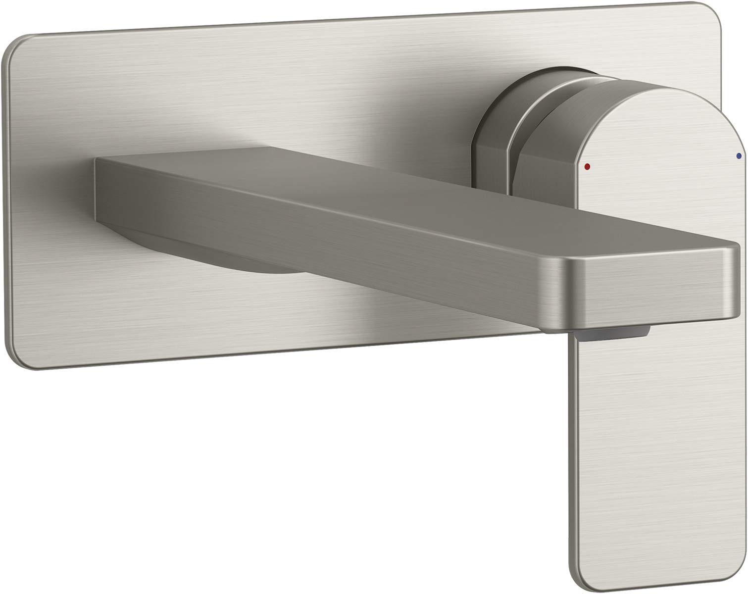 Kohler Parallel Wall-Mount Single-Handle Bathroom Sink Faucet 