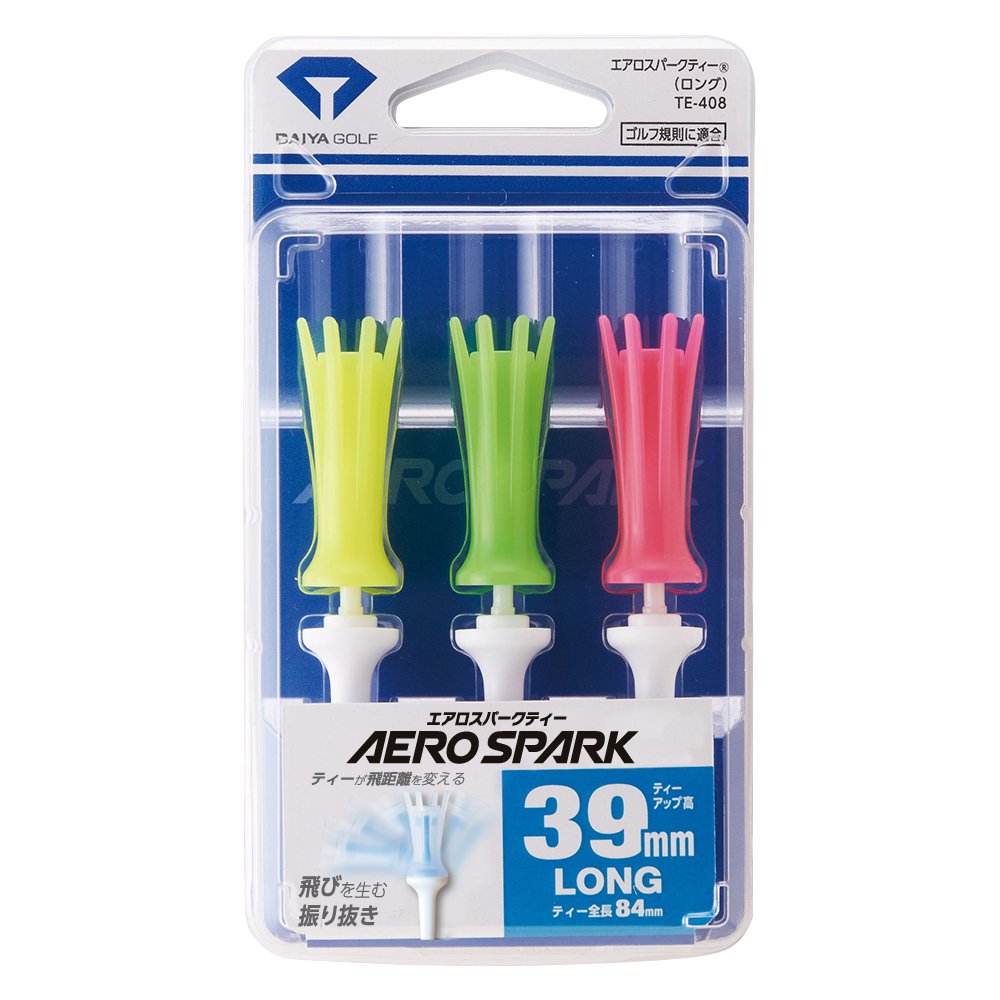 (未使用･未開封品)　ダイヤ(DAIYA) ゴルフティー エアロスパークティー ロング カラー TE-408 gsx453j Amazon | ダイヤ(DAIYA) ゴルフティー エアロスパークティー ロング
