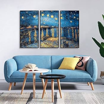 ゴッホアートパネル3枚セット Amazon.co.jp: WOWTAC ゴッホ アートパネル 3枚セット 飾り絵