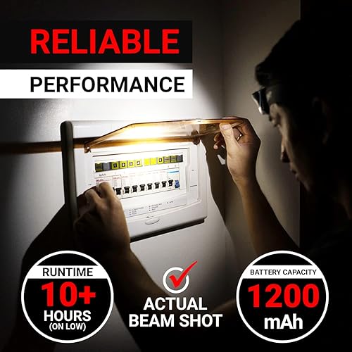 Miniatura 4 de GearLight Linterna de faros delanteros recargable por USB, S500 para correr, acampar y exteriores, faros delanteros LED para faros delanteros, luz