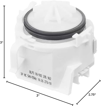 Bosch 00611332 Genuine OEM Drain Pump for Bosch Dishwashers