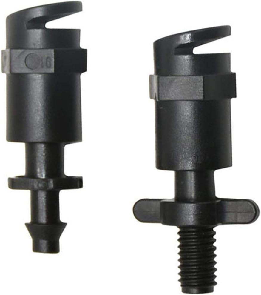 Hose Connector Garden Watering 180 Degree Refraction Nozzle Atomizing Nozzle Barbed Threaded Connector Watering Nozzle 200pcs (Color : Thread)