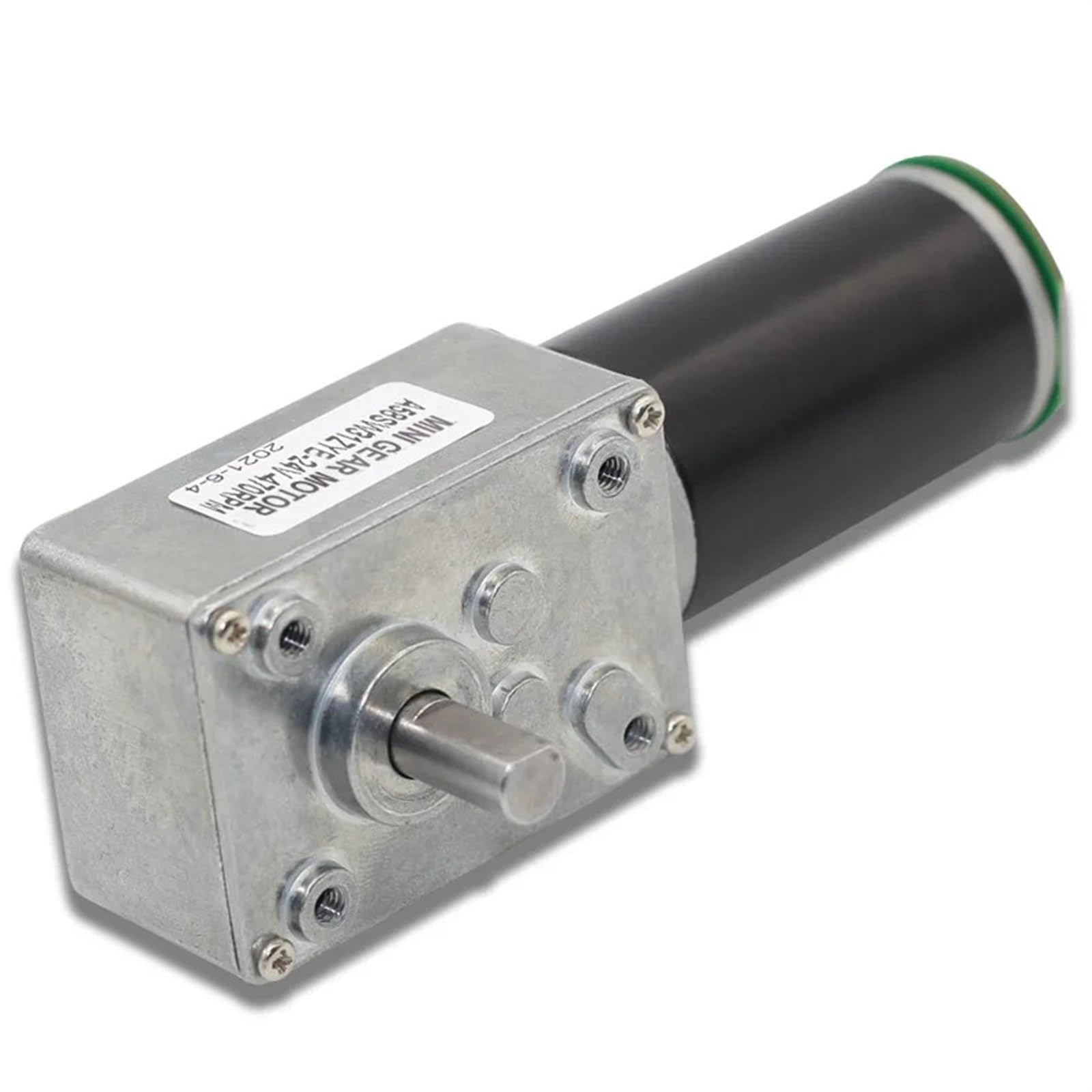 Moteur à engrenage à vis sans fin CC 12V 24V 25R de forme carrée A584031ZYE
