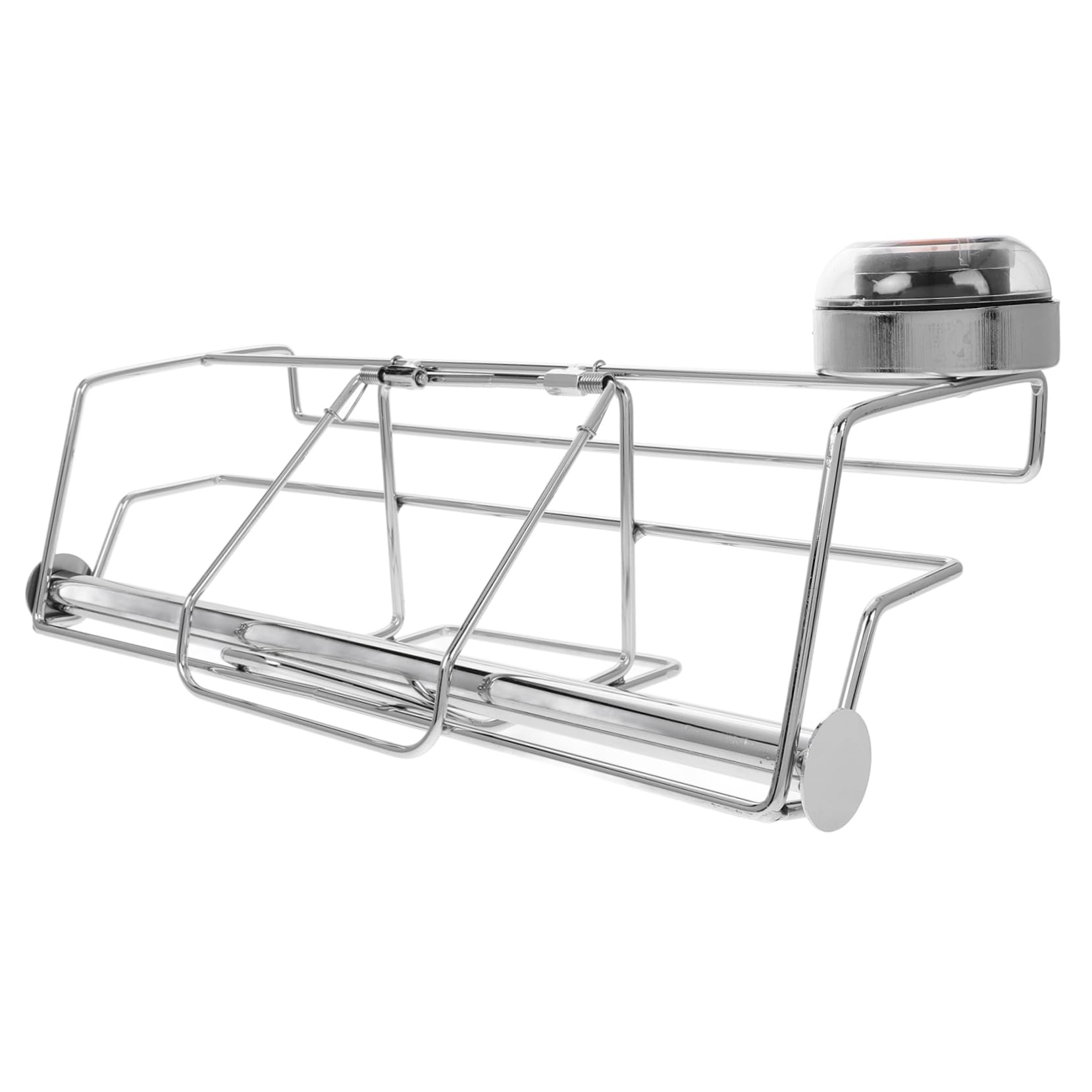 Soporte De Bolsas Inoxidable Con Dispensador De Mano Húmeda Estante Colgante Para Almacenamiento De Bolsas Supermercados y Tiendas De Alimentos
