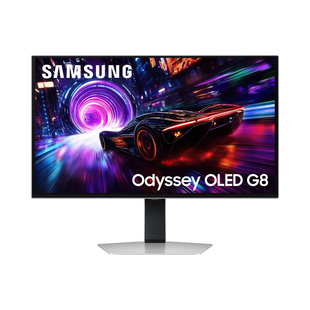 Samsung Odyssey OLED G81SF Gaming Monitor 27 Zoll 4K QD-OLED, UHD, 3840 x 2160, 240Hz, 0,03ms (G/G), AMD FreeSync Premium Pro, G-Sync-kompatibel, Einbrennschutz Safeguard+, Glare Free, LS27FG814SUXEN