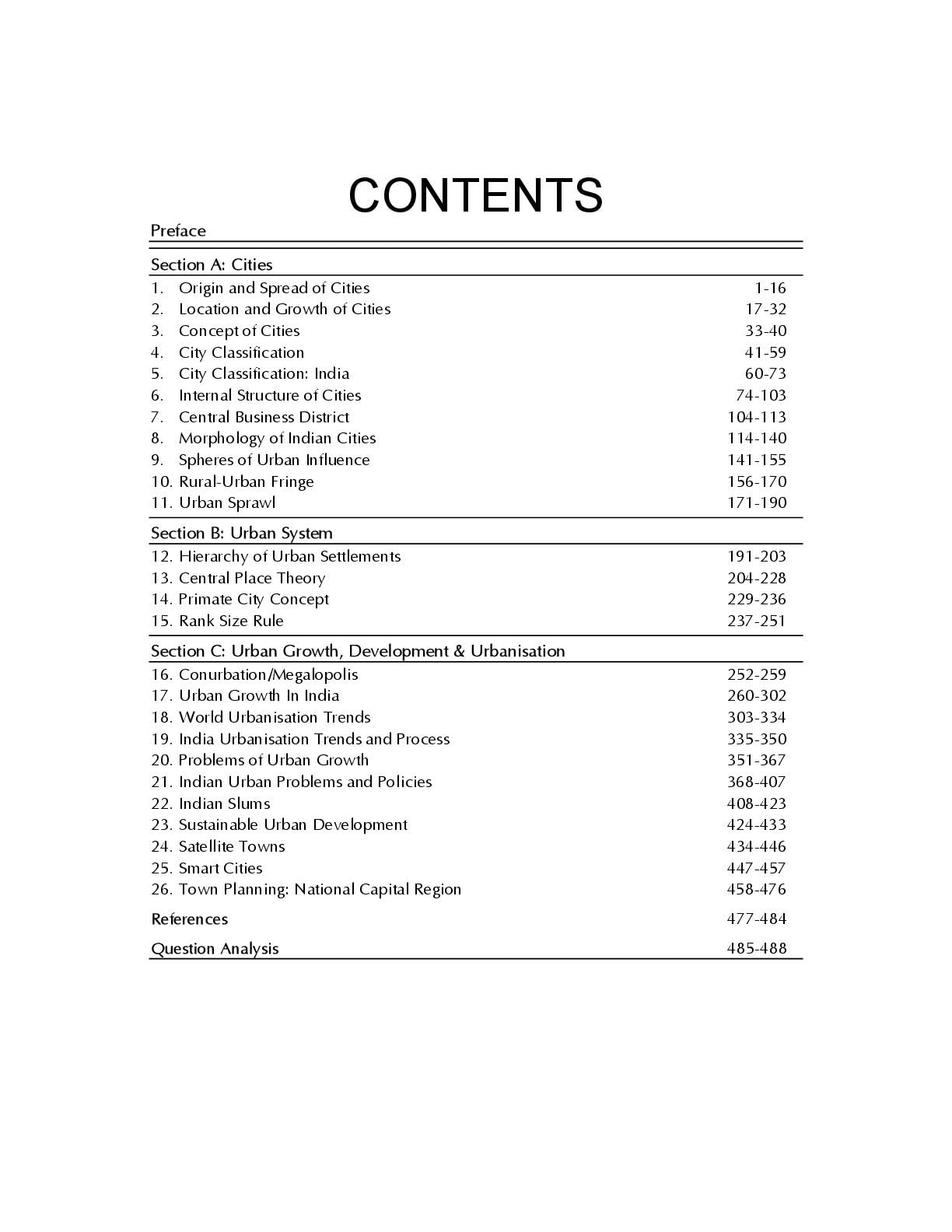 Cities, Urbanisation & Urban Systems (Settlement Systems) 1