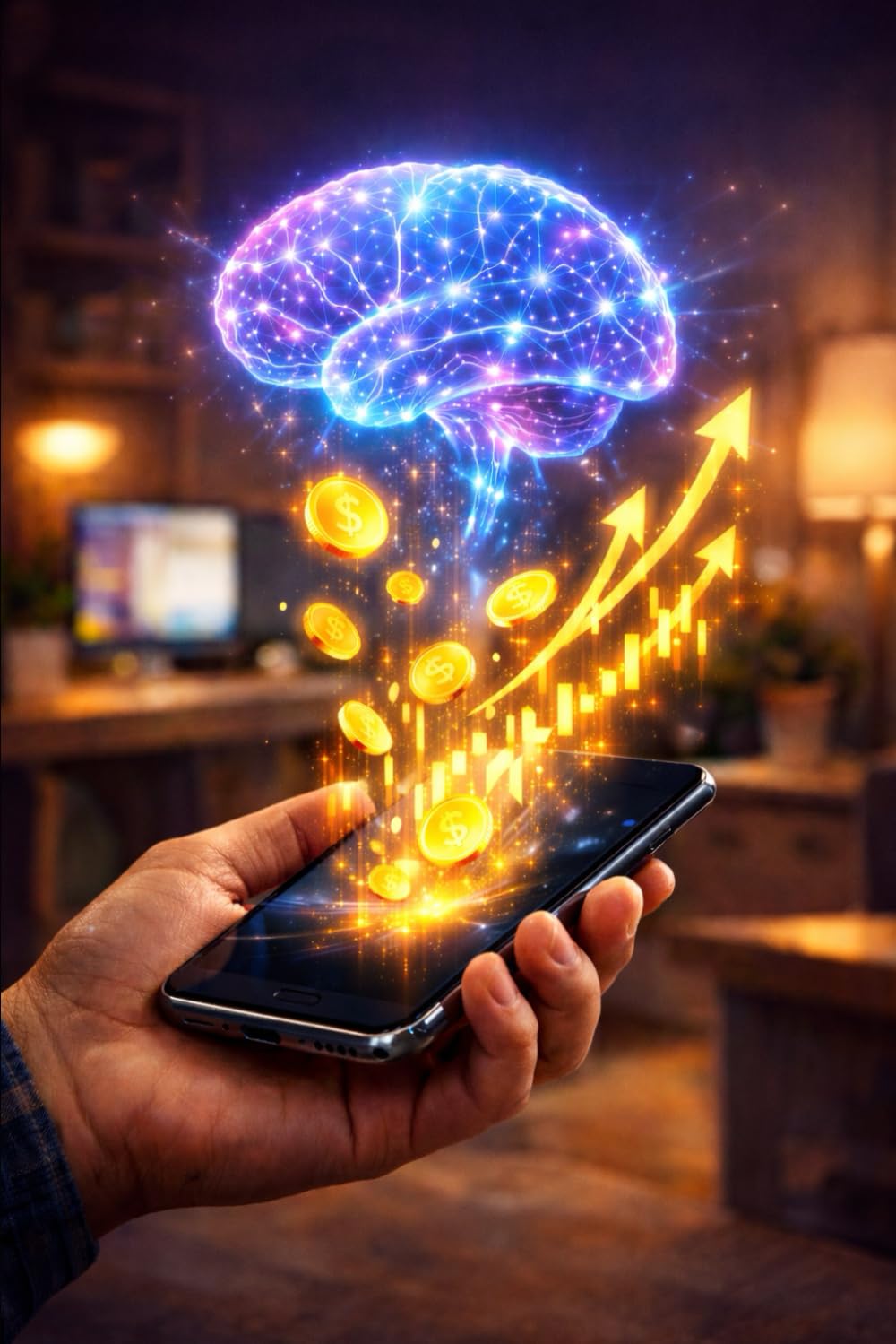 RENDA EXTRA COM INTELIGÊNCIA ARTIFICIAL: O Guia Prático para Iniciantes: Como Usar IA para Ganhar Dinheiro Mesmo Começando do Zero