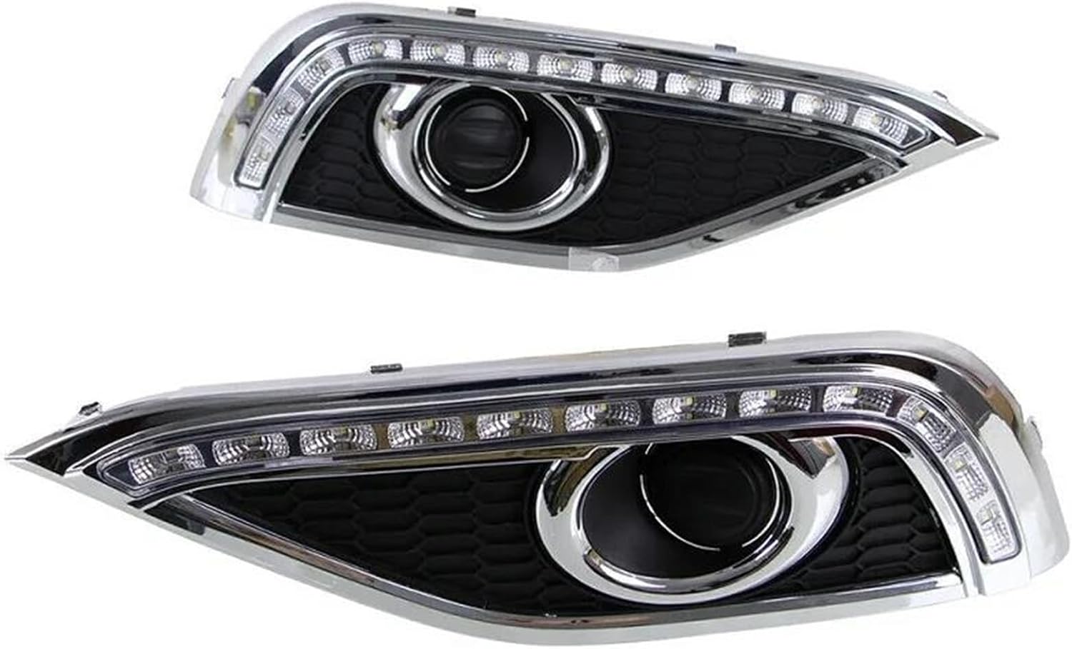 バックミラーインジケーター 2個 LED 車用 DRL デイタイム ランニング ライト イエロー ウィンカー ライト付き ために C