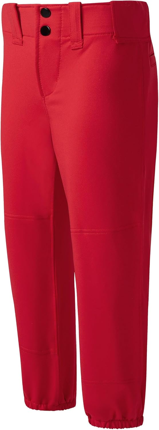 Willit Girls' Softball Pants Kids' Youth Baseball Pant Belted Low Rise Fastpitch Pants with Pockets
