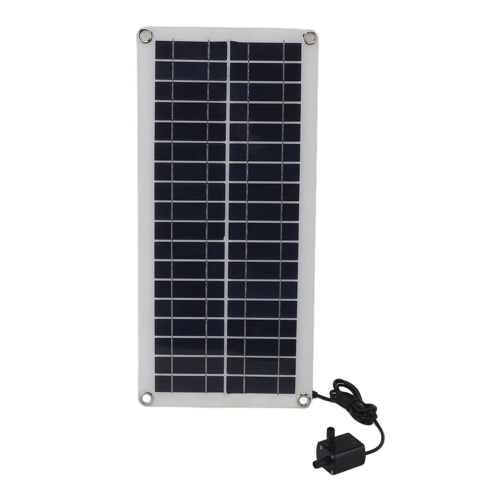 Kit Pompa Acqua Solare da 50 W. Pompa a Pannello Solare Policristallino Ad Alta Efficienza per la Decorazione del Laghetto da Giardino