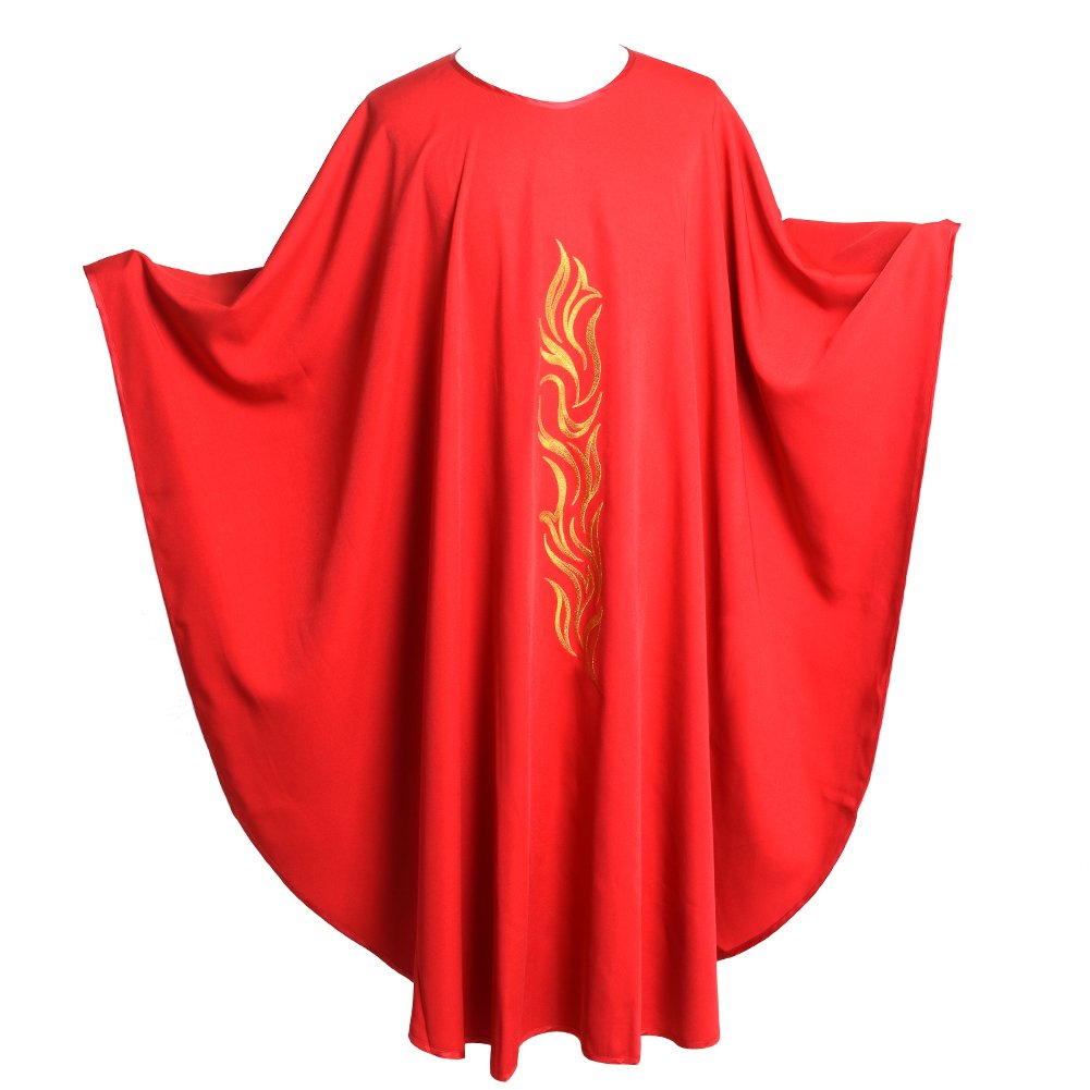 BLESSUME Priest Chasuble Bestickte Vestments Altar Mass Vestments Robe