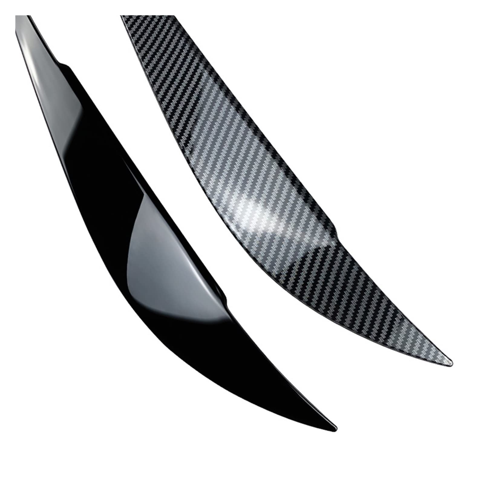Ciglia Auto Anteriore Fari Sopracciglia Palpebre Copertura Trim Sticker Auto Styling Interni Per 4 Serie F32 F33 F36 2014-2020(Carbon Look - 10