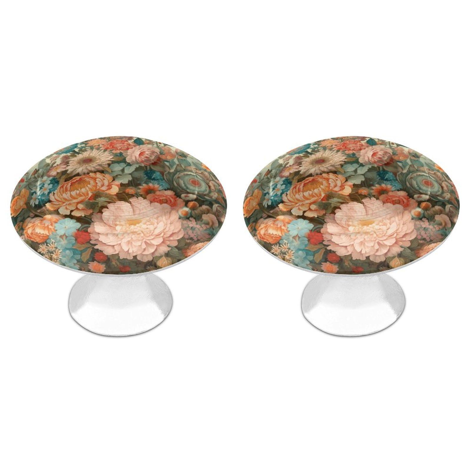 Ntvowpzo Color-5 Cabinet Handles Round Drawer Pulls Pastel Colors Dresser Knobs For Cabinets And Drawers Handle For Bathroom Cupboard Drawers Cabinet Pulls For Kitchen Door