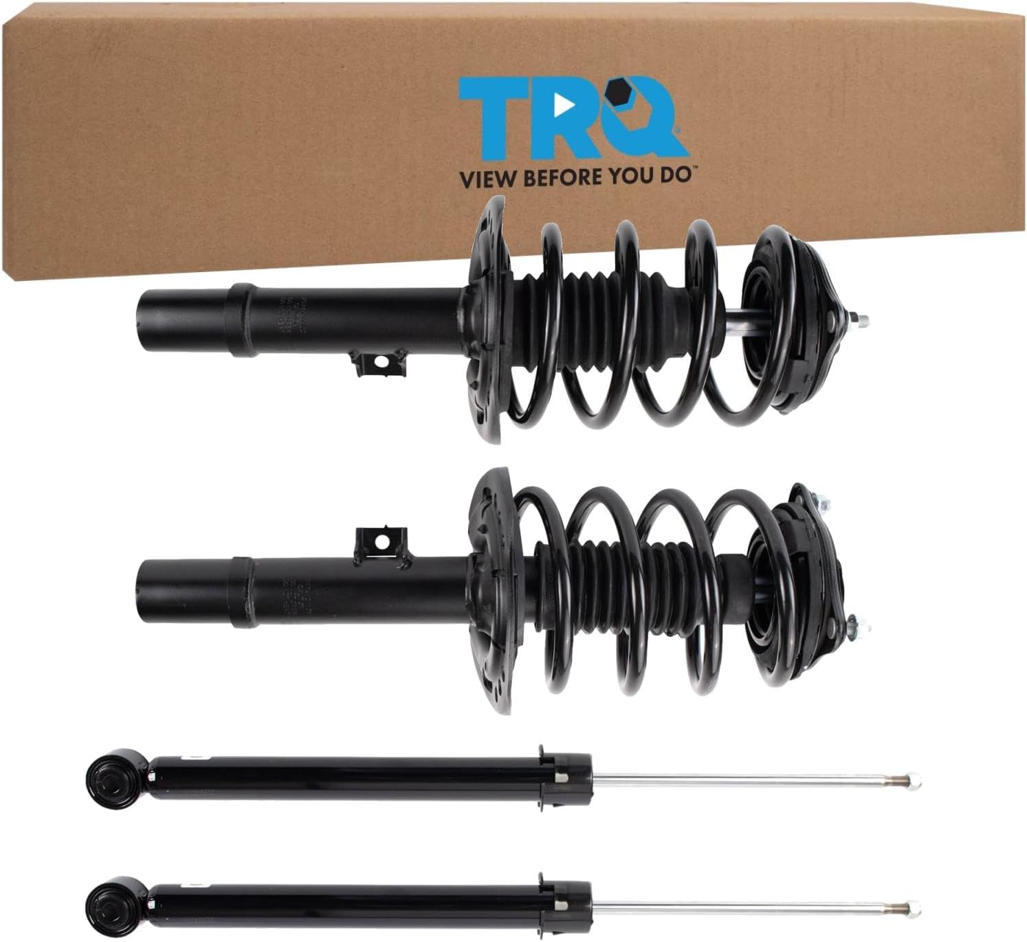 TRQ Front Complete Struts & Rear Shocks Kit Fits 20162021