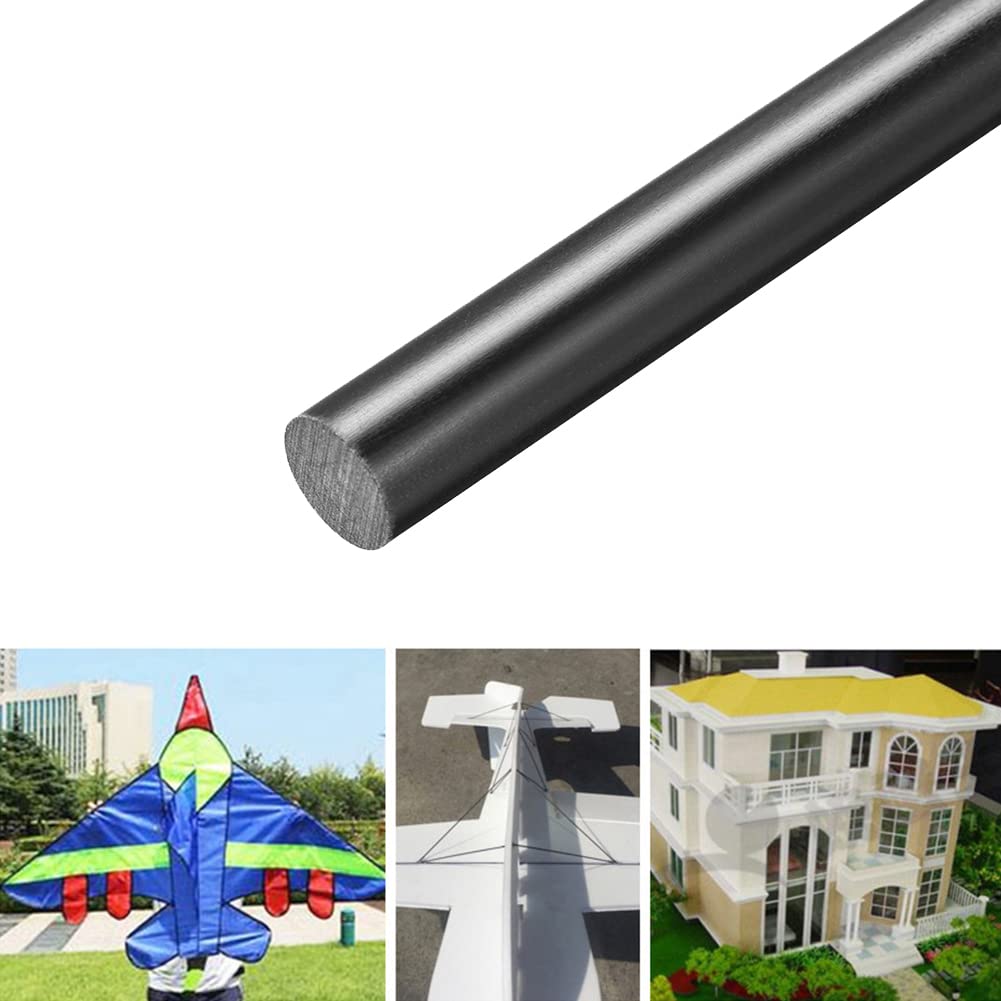 Czarny Pręt Z Włókna Szklanego - Elastyczny Materiał Modelarski, Plastikowy Pręt Inżynieryjny, Długość 500 Mm, 2 Szt./30Mm*500Mm