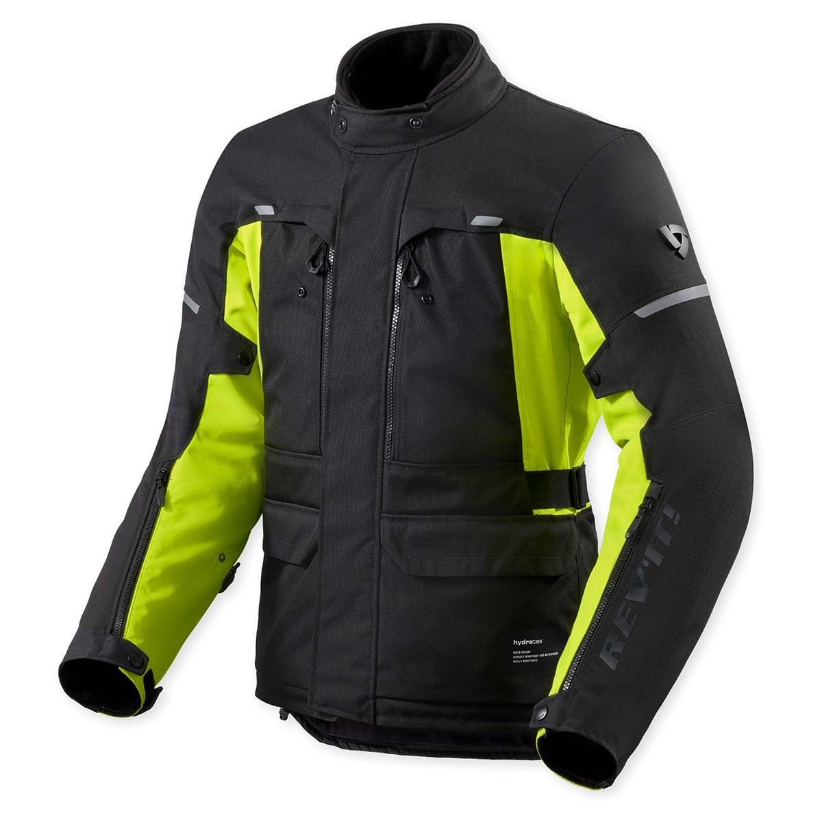 Revit Outback 5 H2O wodoodporna kurtka tekstylna motocyklowa, czarny/neonowy/żółty, XL