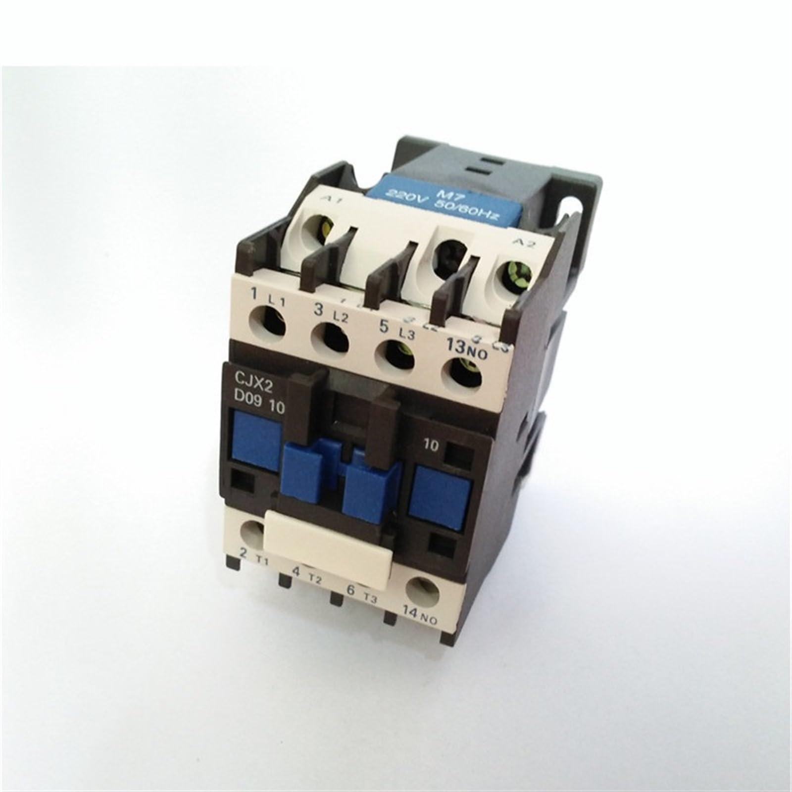 Contactor de CA CJX2-0910 con contactos de alta conductividad para motores trifásicos 4KW 6