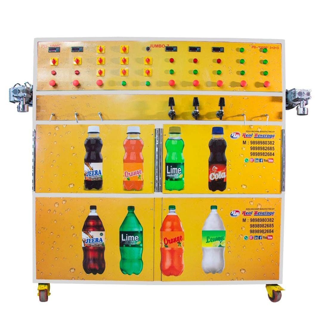 Real Beverage Soda Bottling Plant Soda Machine (3+2+3 Jumbo Machine