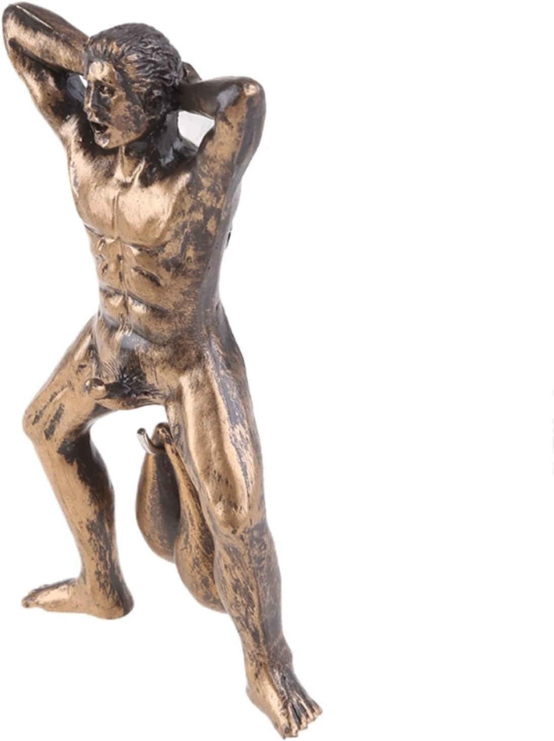 Drôle Vieil Homme avec heurtoir Pendentif Personnage modèle Sonnette pour Porte d'entrée Jardin décoration de la Maison