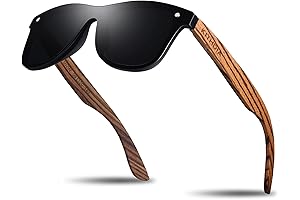 Kithdia Zebra Sunglasses: Premium Wood Style