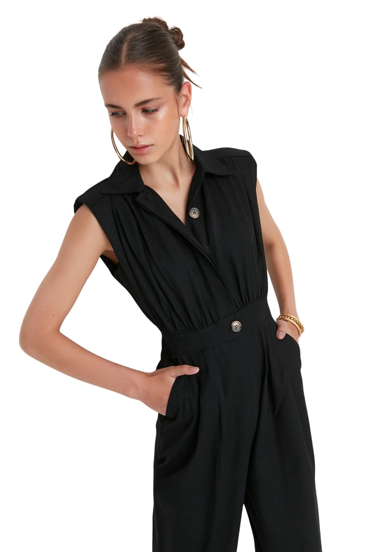 Trendyol Women Plain Woven Jumpsuit