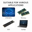 PTM7950 80x40mm x 0.2mm Thermal Pad Phase Change for Heatsink Thermal Paste for CPU GPU Laptop PS5 Steam Deck ETC gallery image