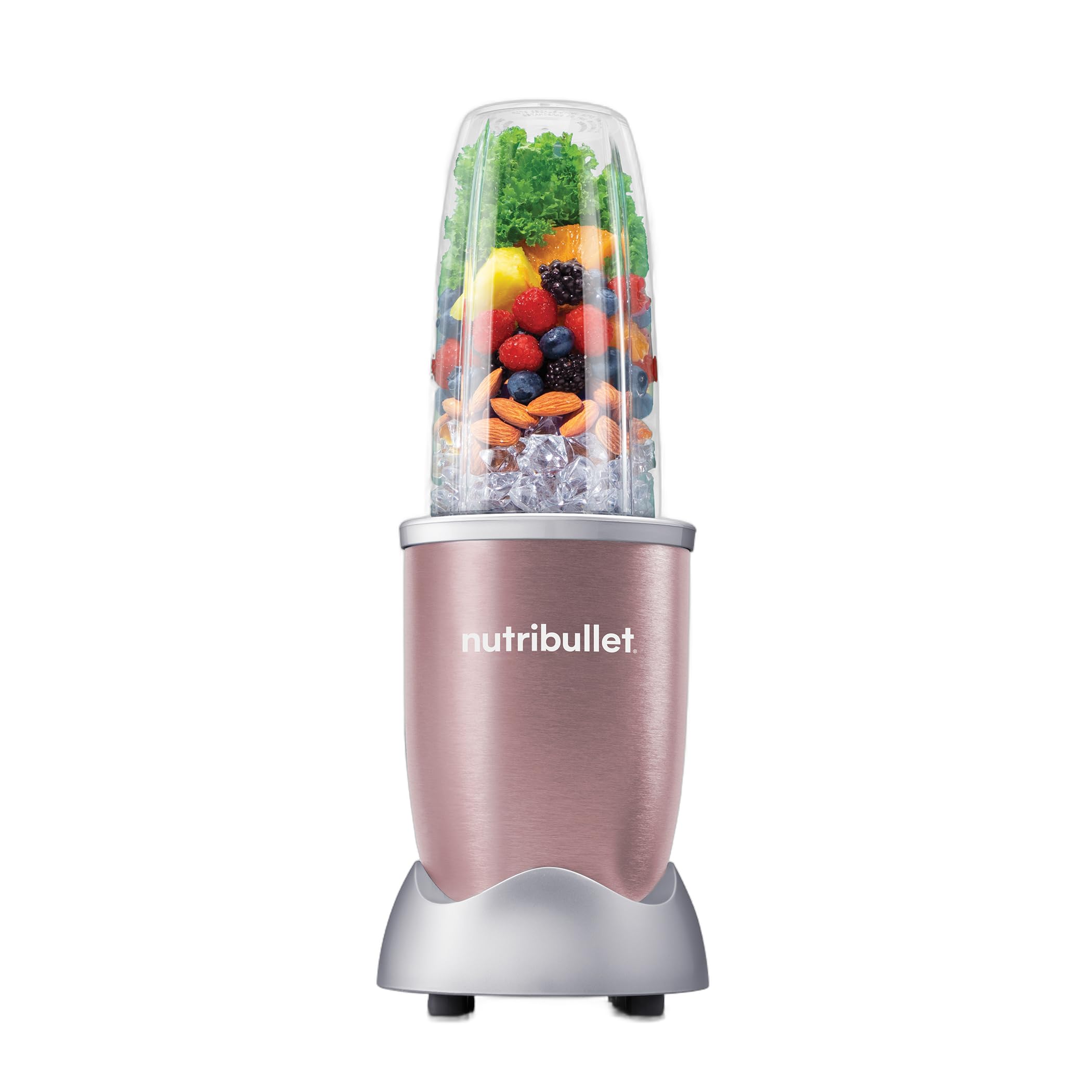nutribullet Pro, 900 Watt Leistung, Einfach und schnell in der Anwendung, Kompakt, Leicht zu reinigen, Mit 700 ml Becher, Smoothiemixer, Smoothie Maker, Elektrischer Mixer, NB904RG