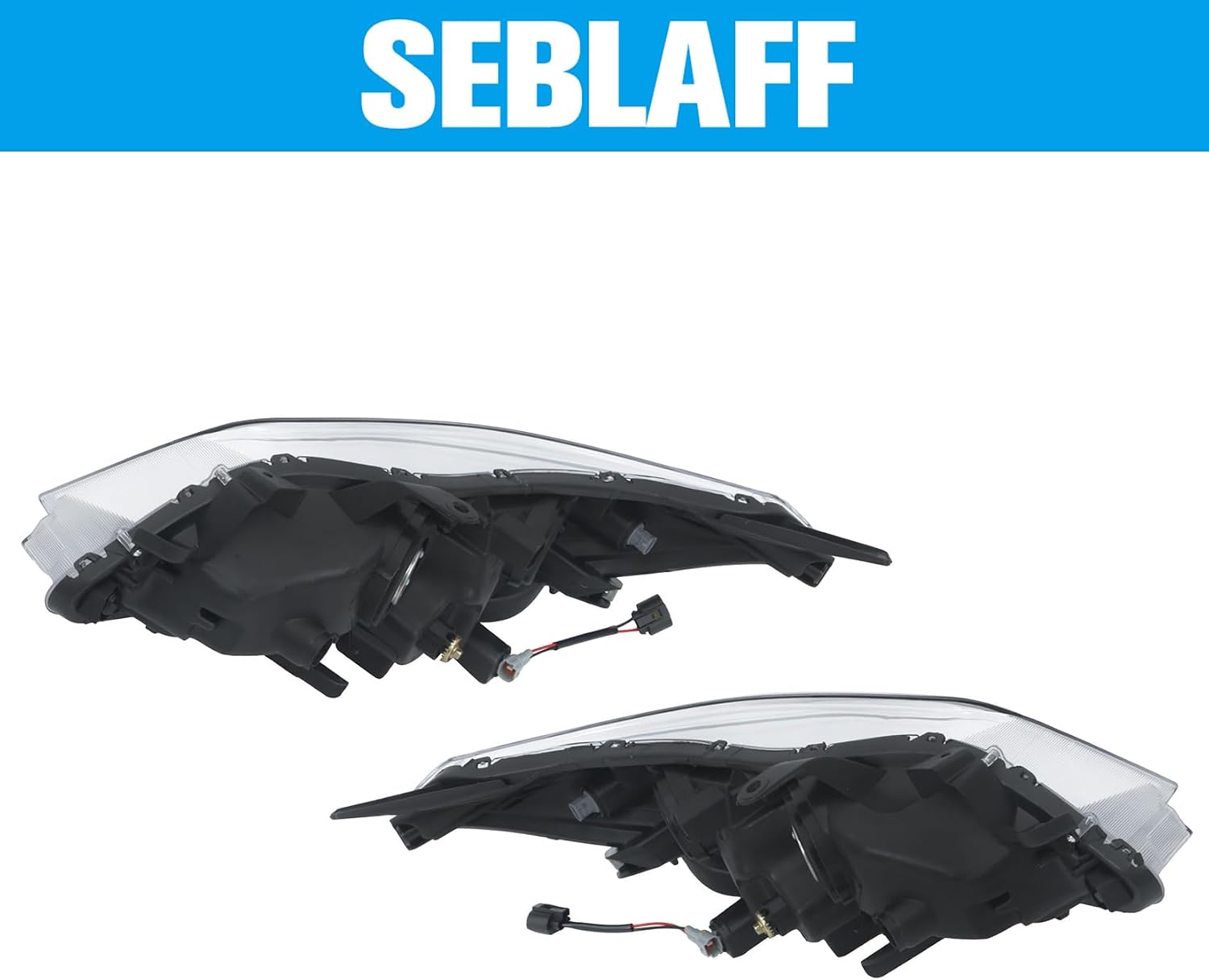 Pair Set Headlight Assembly Halogen Left and Right Headlamp Replacement for A-v-alo-n 2013 2014 2015 Replacement for TO2503215