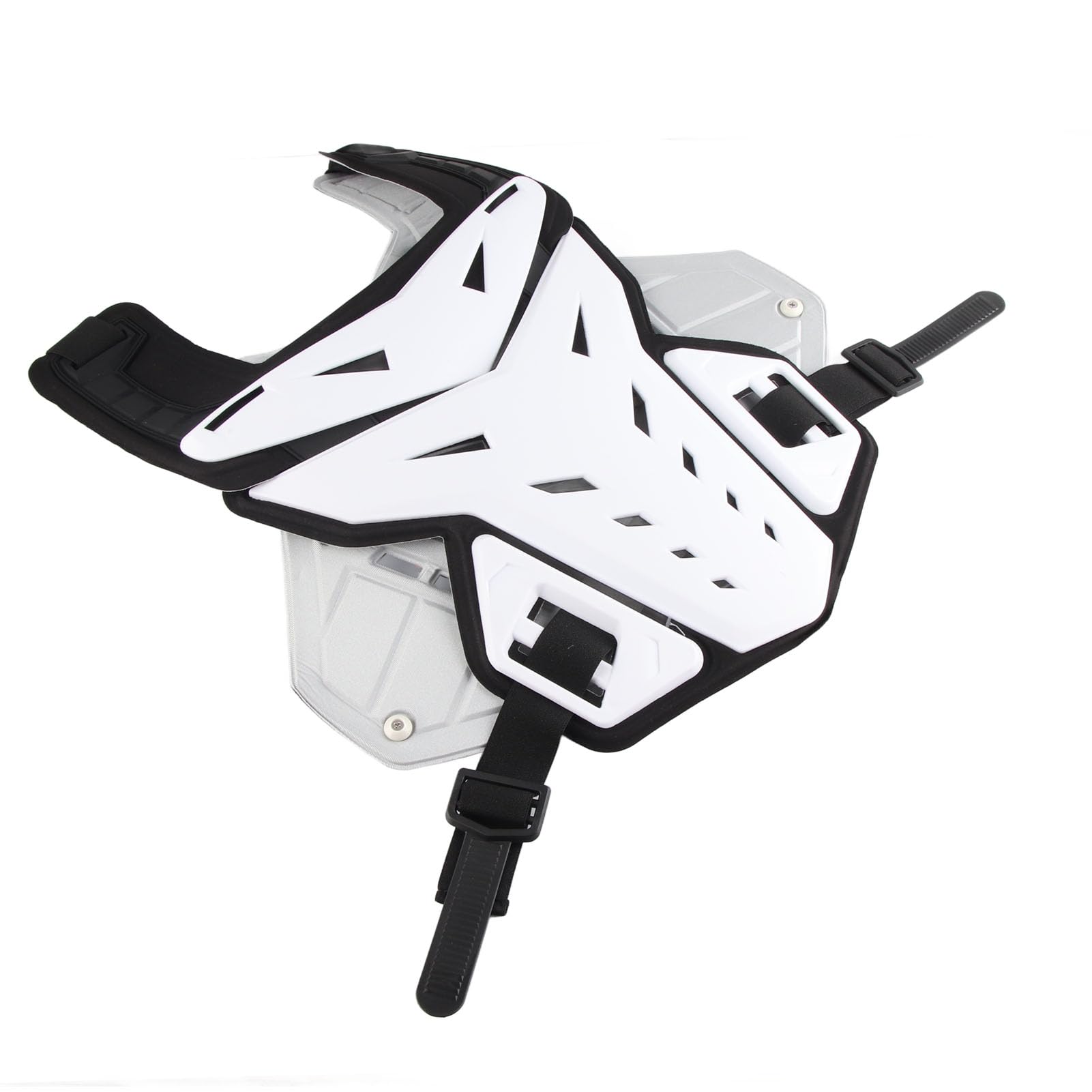 Chaleco de Motocicleta Armadura Resistente a los Golpes Diseño Libremente Ajustable para Ciclistas Adultos Material de Espuma Suave 47x40cm
