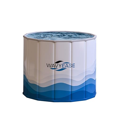 WAVYEASE® Portable Bath Tub for Adults -(31.5"L x 26"H) Foldable